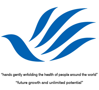 hands gently enfolding the health of people around the world,future growth and unlimited potential